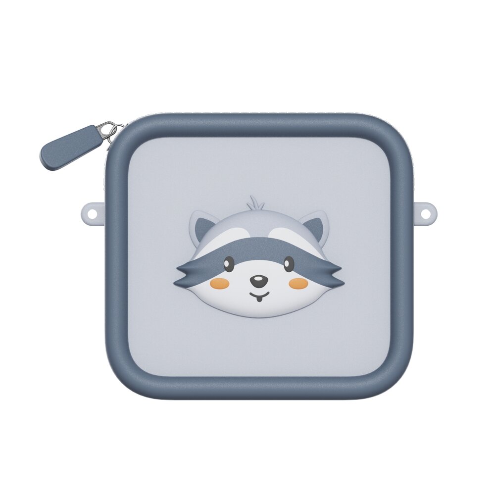 Siliconen tas Racoon
