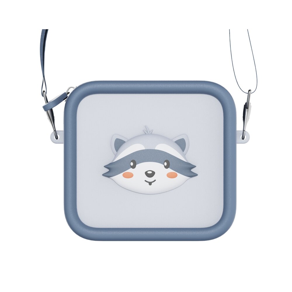 Siliconen tas Racoon