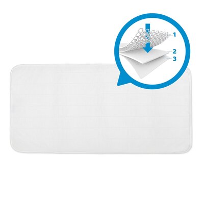 Sleep safe matrasbeschermer 40x80 cm White