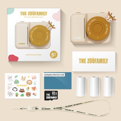 3-in-1 Instant print kindercamera Deer