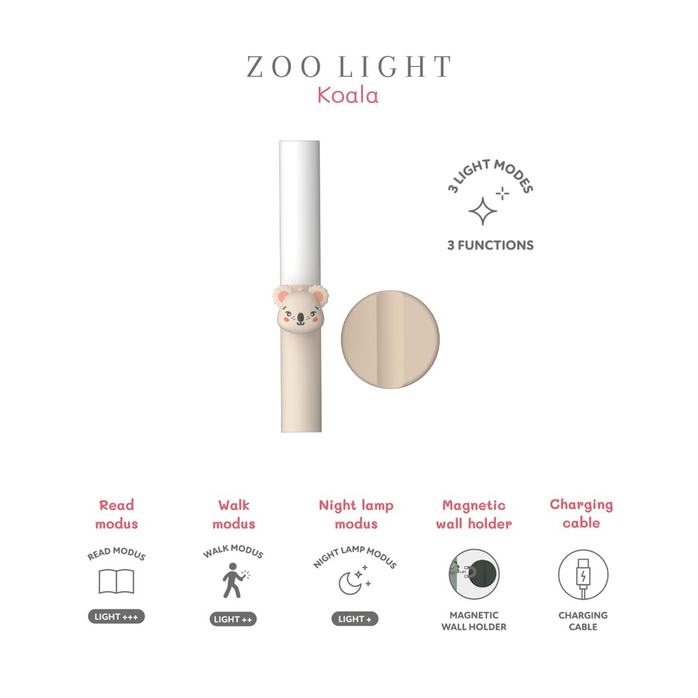 Zoo Light (lees)lampje Koala