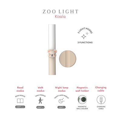 Zoo Light (lees)lampje Koala