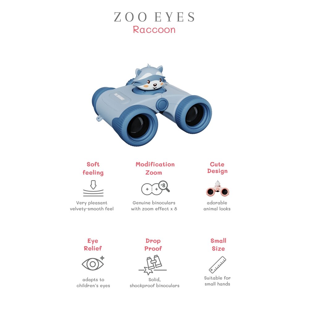 Zoo Eyes verrekijker Racoon