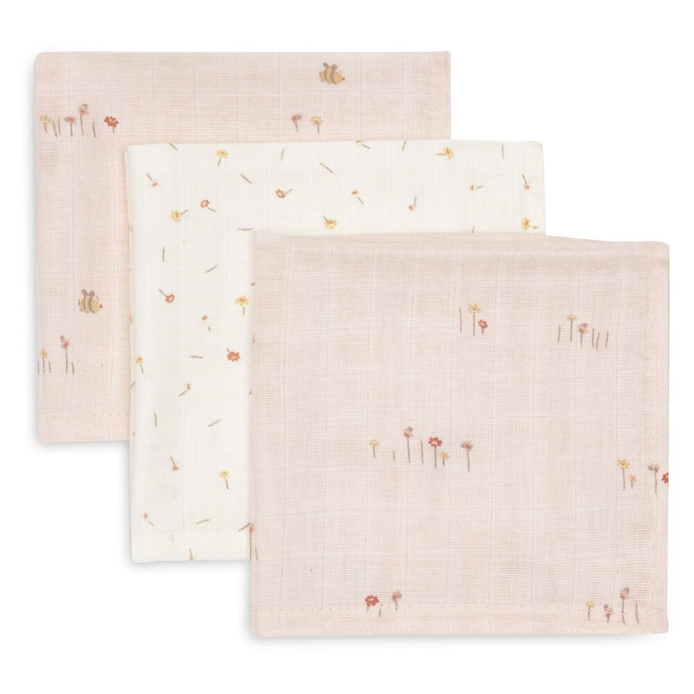Hydrofiel Monddoekje 31x31cm - 3 stuks Pretty Picnic