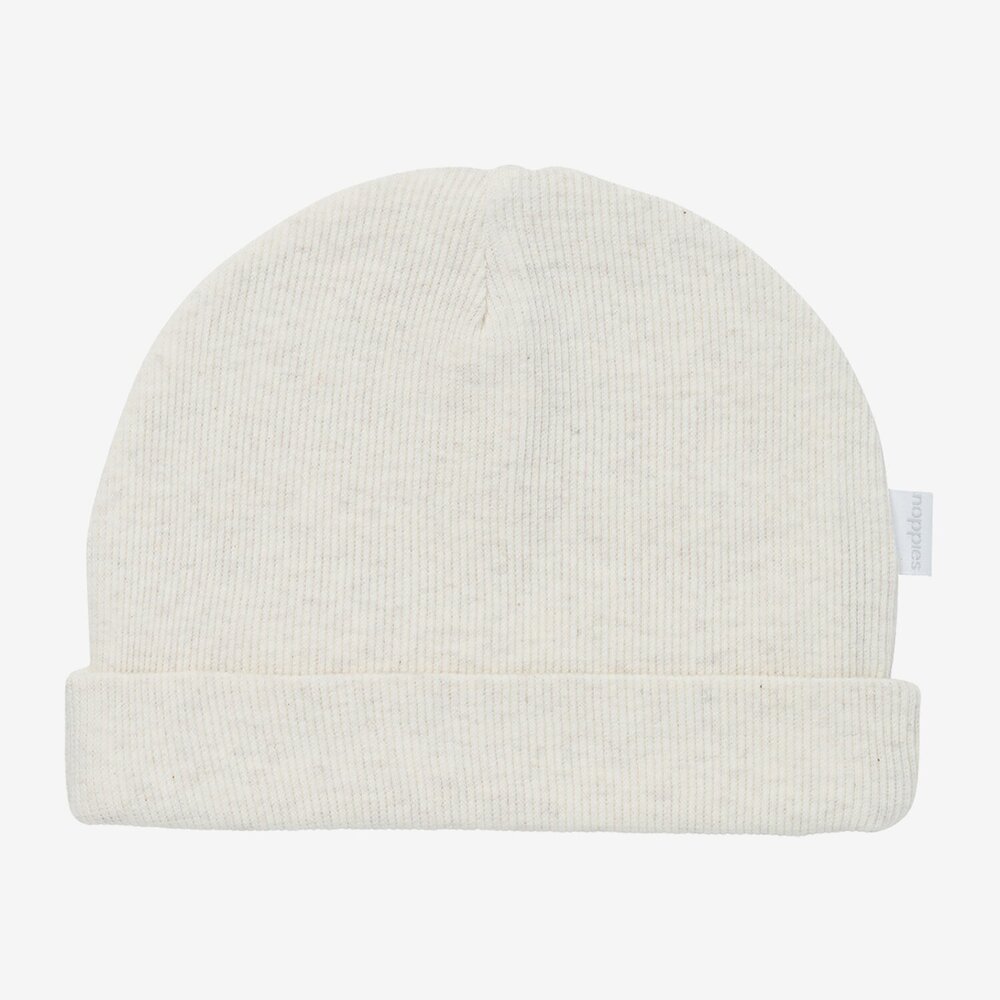Muts Rib Nevel Oatmeal Melange