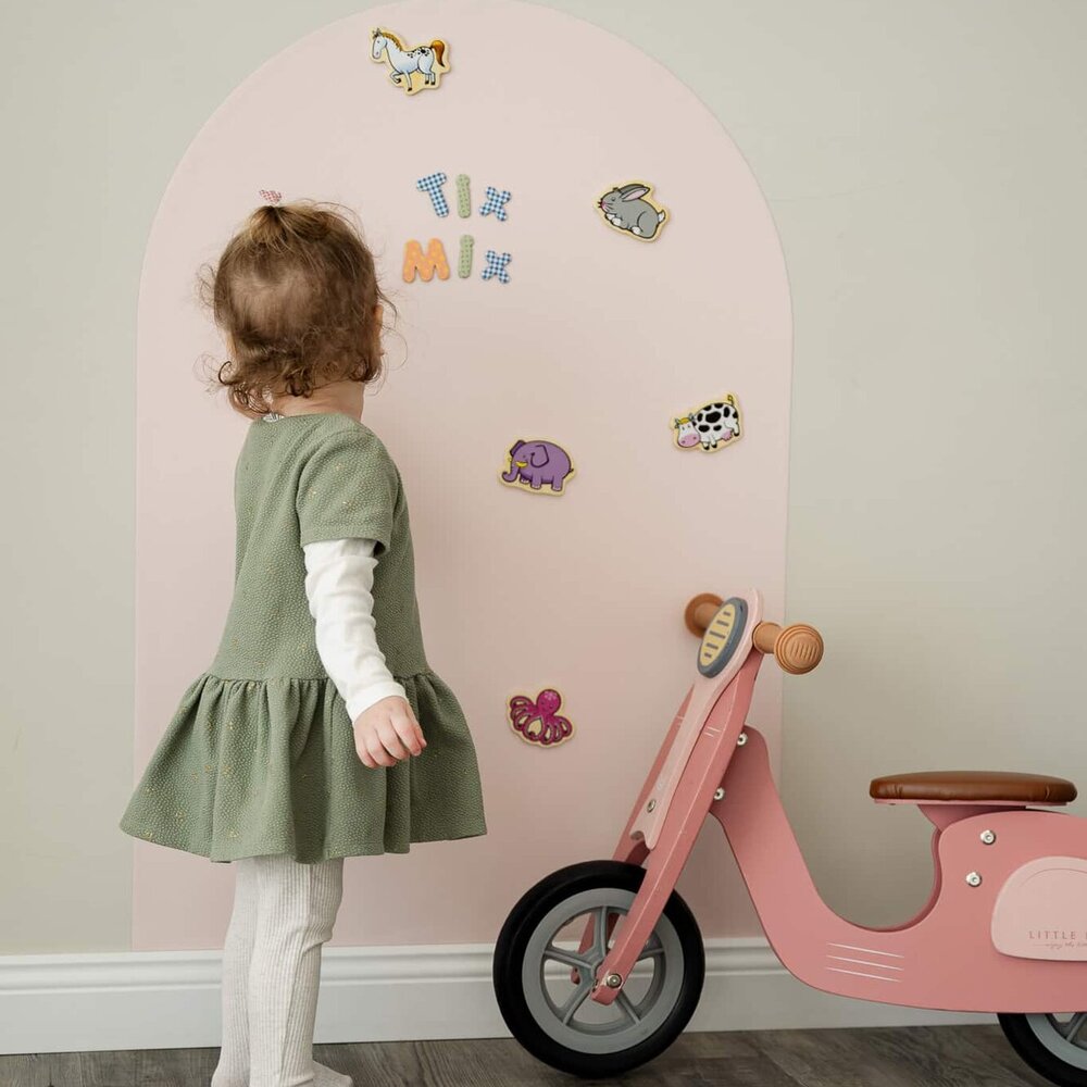 Magnetisch wandbord  + 2 krijtjes Pink Sweetness