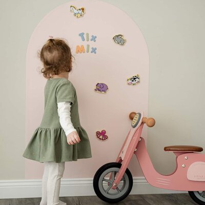 Magnetisch wandbord  + 2 krijtjes Pink Sweetness