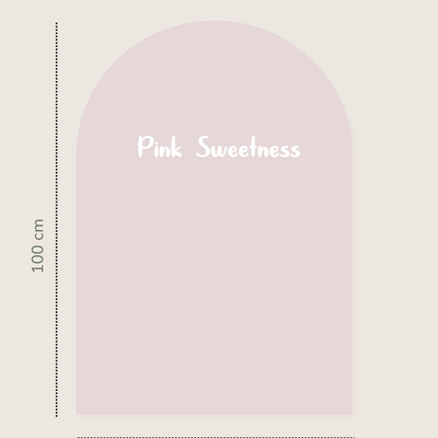 Magnetisch wandbord  + 2 krijtjes Pink Sweetness