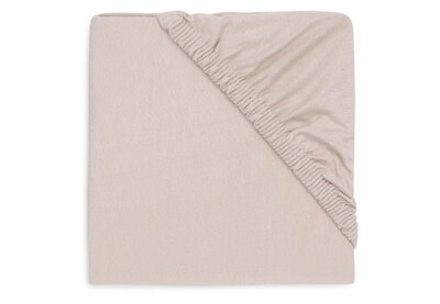 Hoeslaken Boxmatras Jersey Ø95cm Nougat