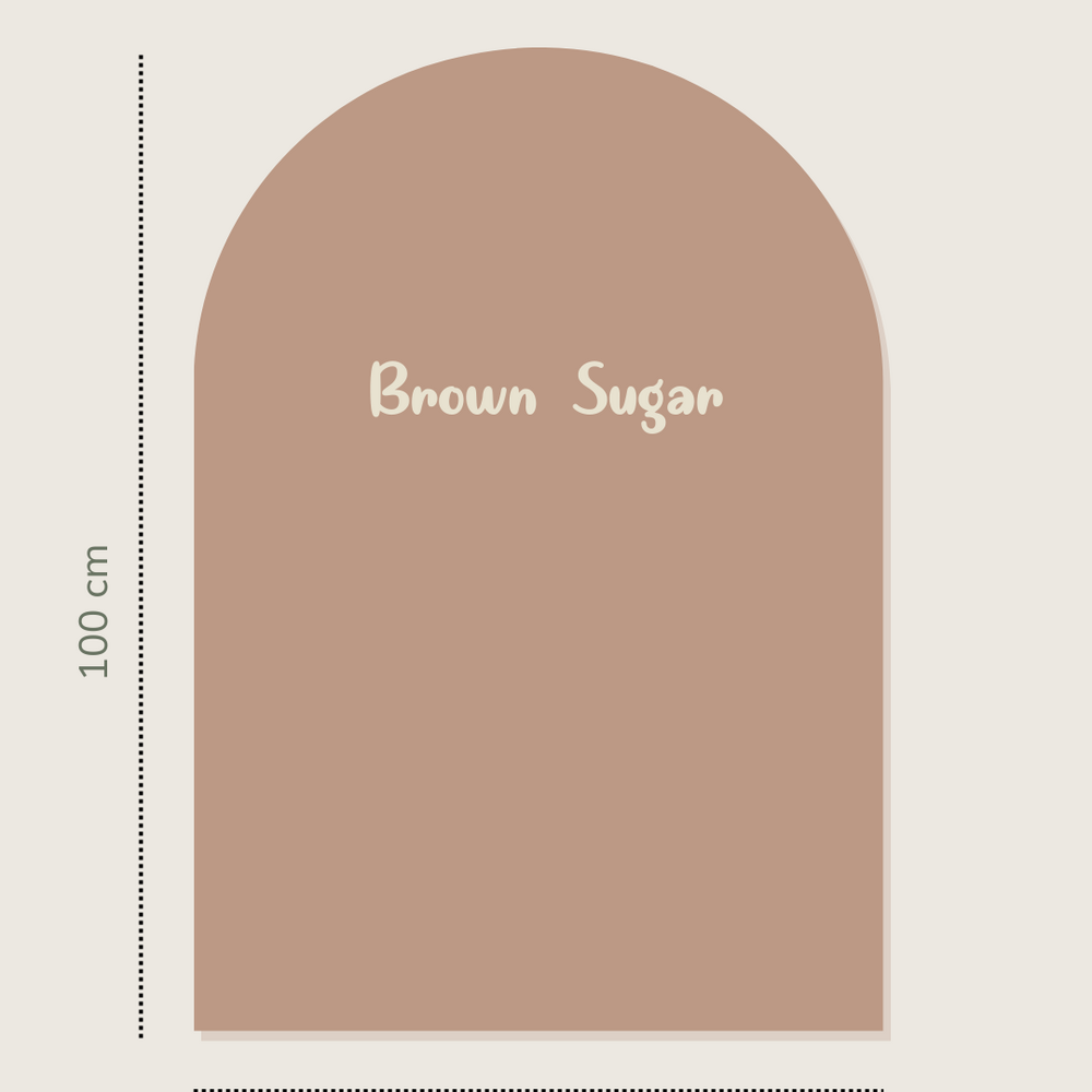Magnetisch wandbord + 2 krijtjes Brown sugar Magnetisch wandbord + 2 krijtjes Brown sugar