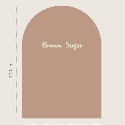 Magnetisch wandbord + 2 krijtjes Brown sugar Magnetisch wandbord + 2 krijtjes Brown sugar
