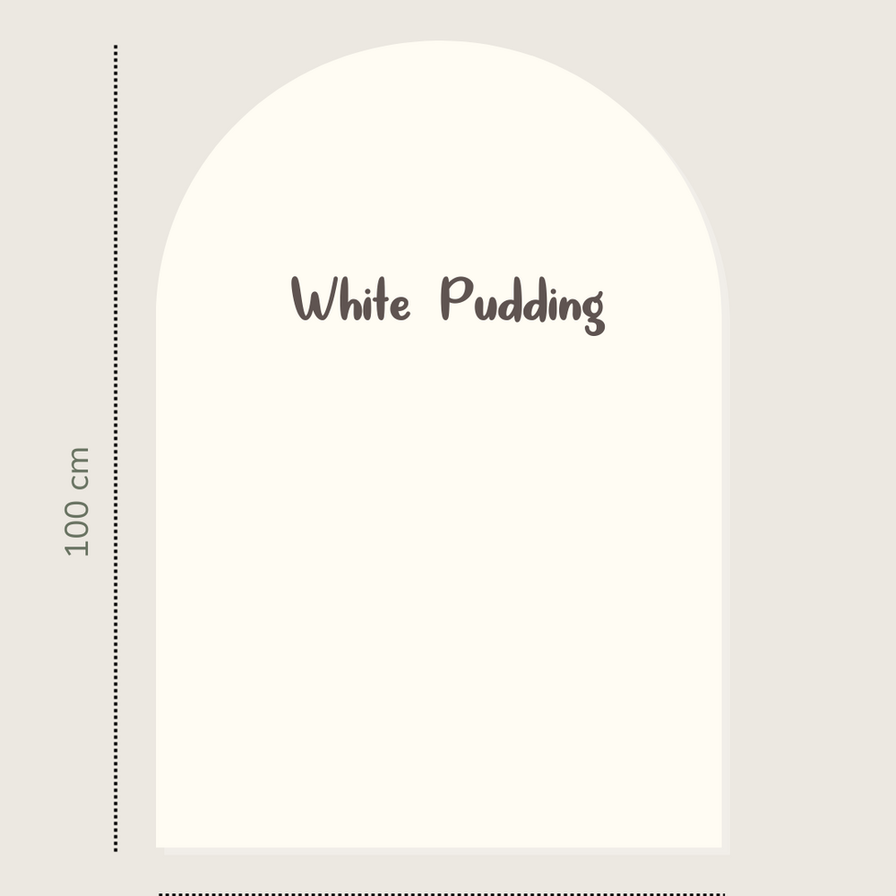 Magnetisch wandbord  + 2 krijtjes White Pudding
