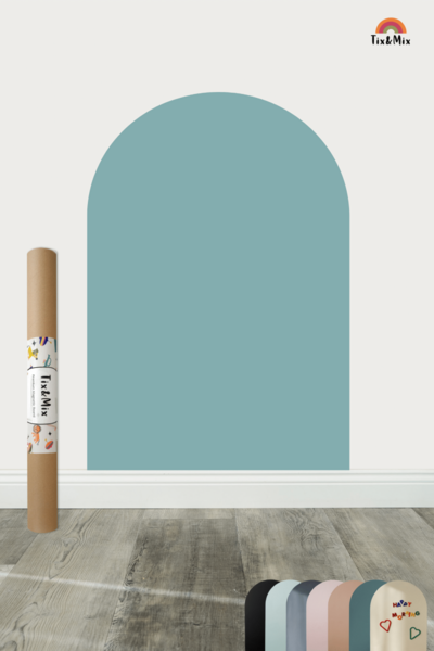 Magnetisch wandbord  + 2 krijtjes Cyan Wave