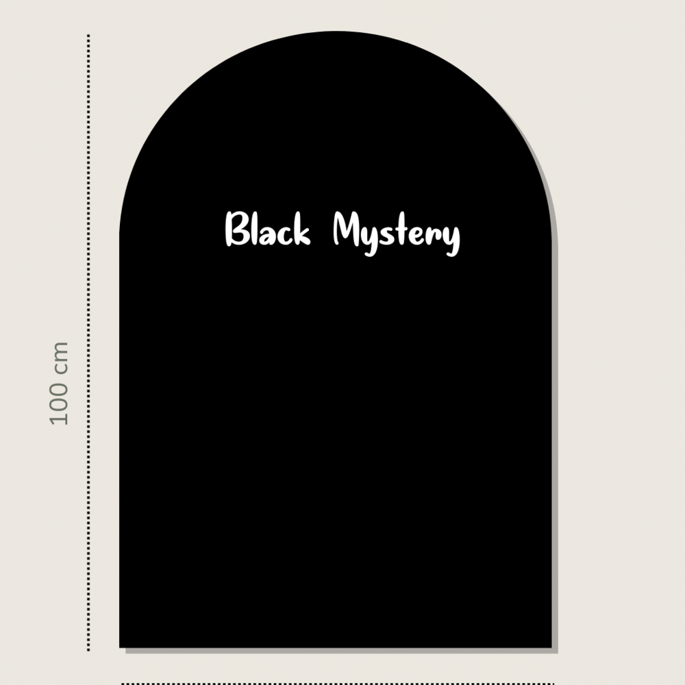Magnetisch wandbord  + 2 krijtjes Black Mystery