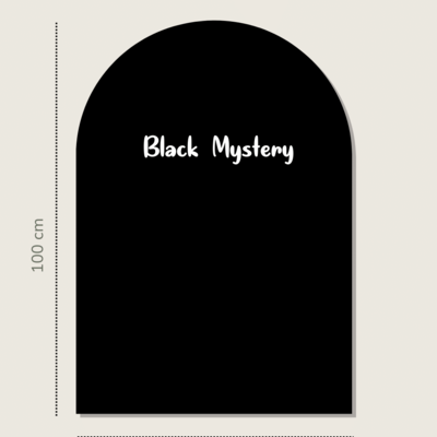 Magnetisch wandbord  + 2 krijtjes Black Mystery
