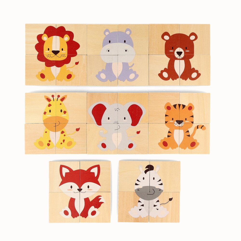 Magnetisch speelset Animals en puzzels, 32 stuks