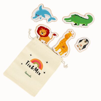 Magnetisch speelset meet the animals, 20 stuks