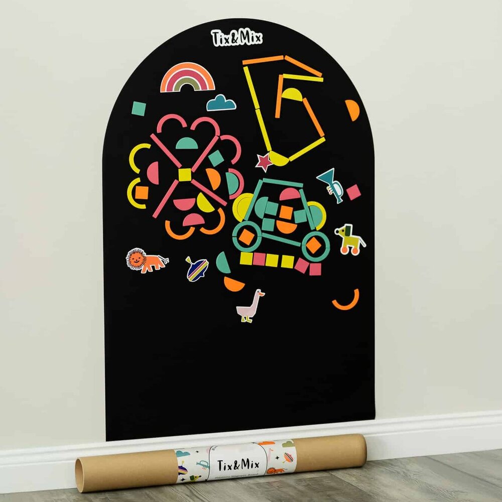 Magnetisch speelset Rings en blocks 64 stuks