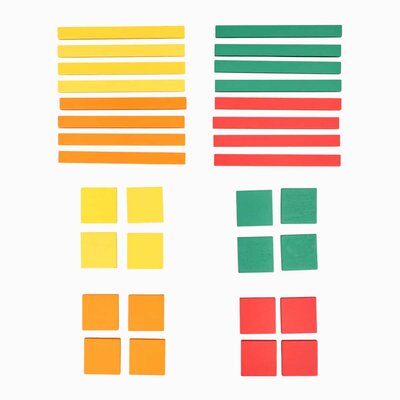Magnetisch speelset Rings en blocks 64 stuks