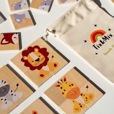 Magnetisch speelset Animals en puzzels, 32 stuks