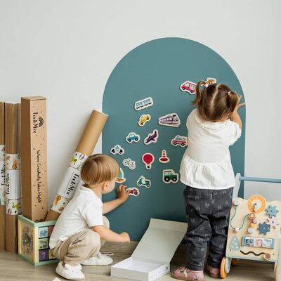 Magnetisch speelset explore vehicles, 20 stuks