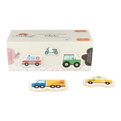 Magnetisch speelset explore vehicles, 20 stuks