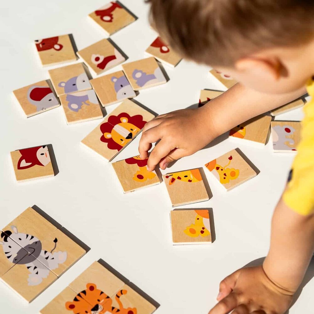 Magnetisch speelset Animals en puzzels, 32 stuks