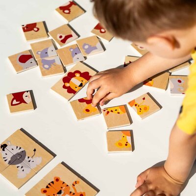 Magnetisch speelset Animals en puzzels, 32 stuks