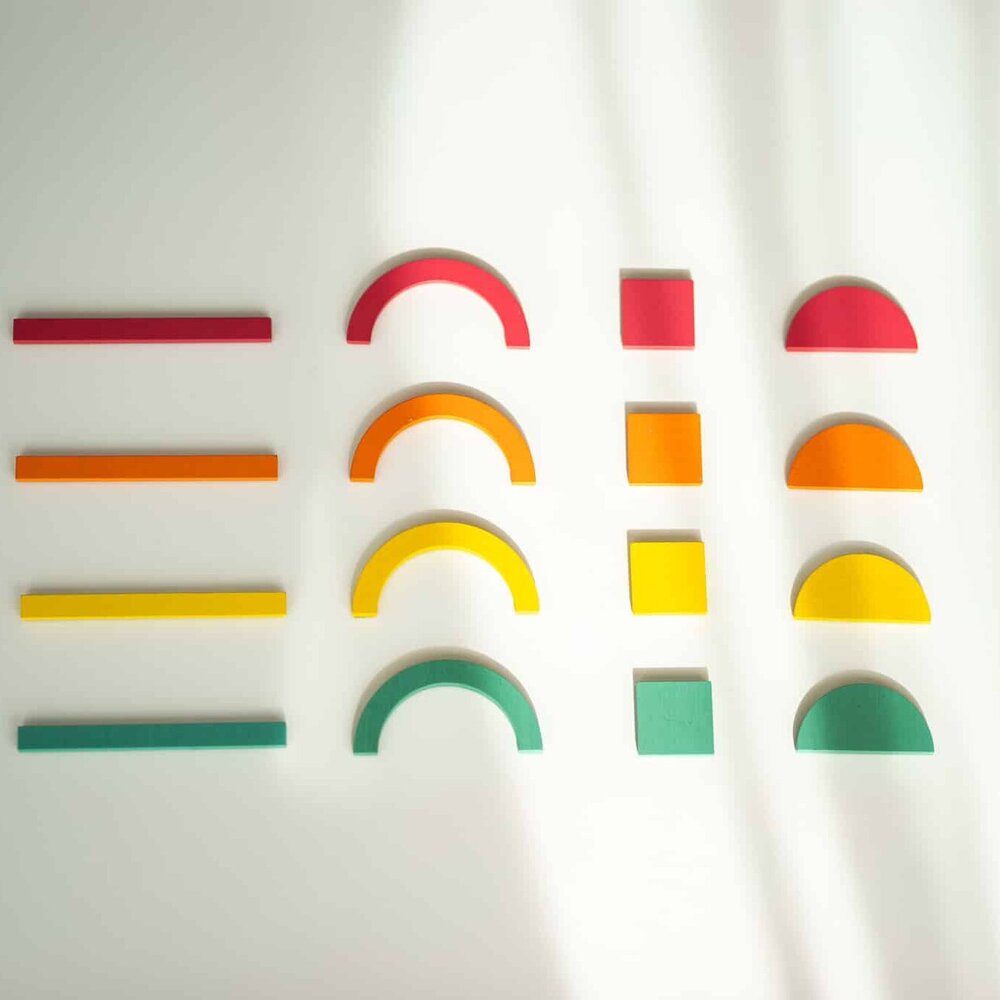 Magnetisch speelset Rings en blocks 64 stuks