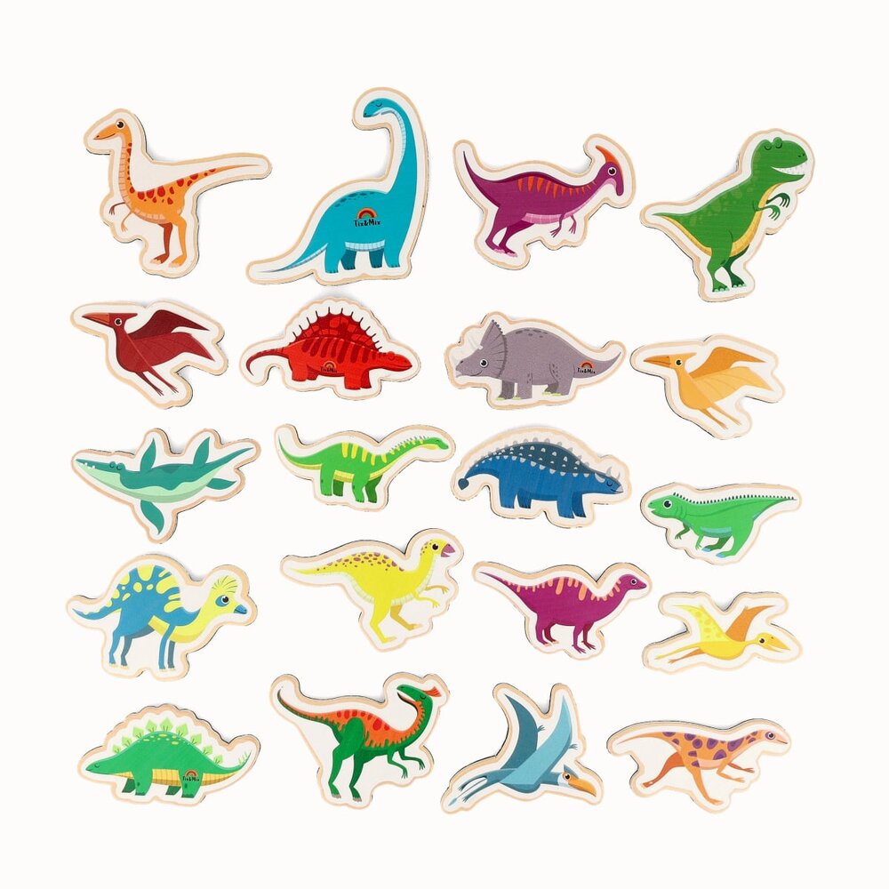 Magnetisch speelset Dinosaurs, 20 stuks