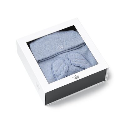 Geschenkset Babypakje/Muts ANGEL Azzuro