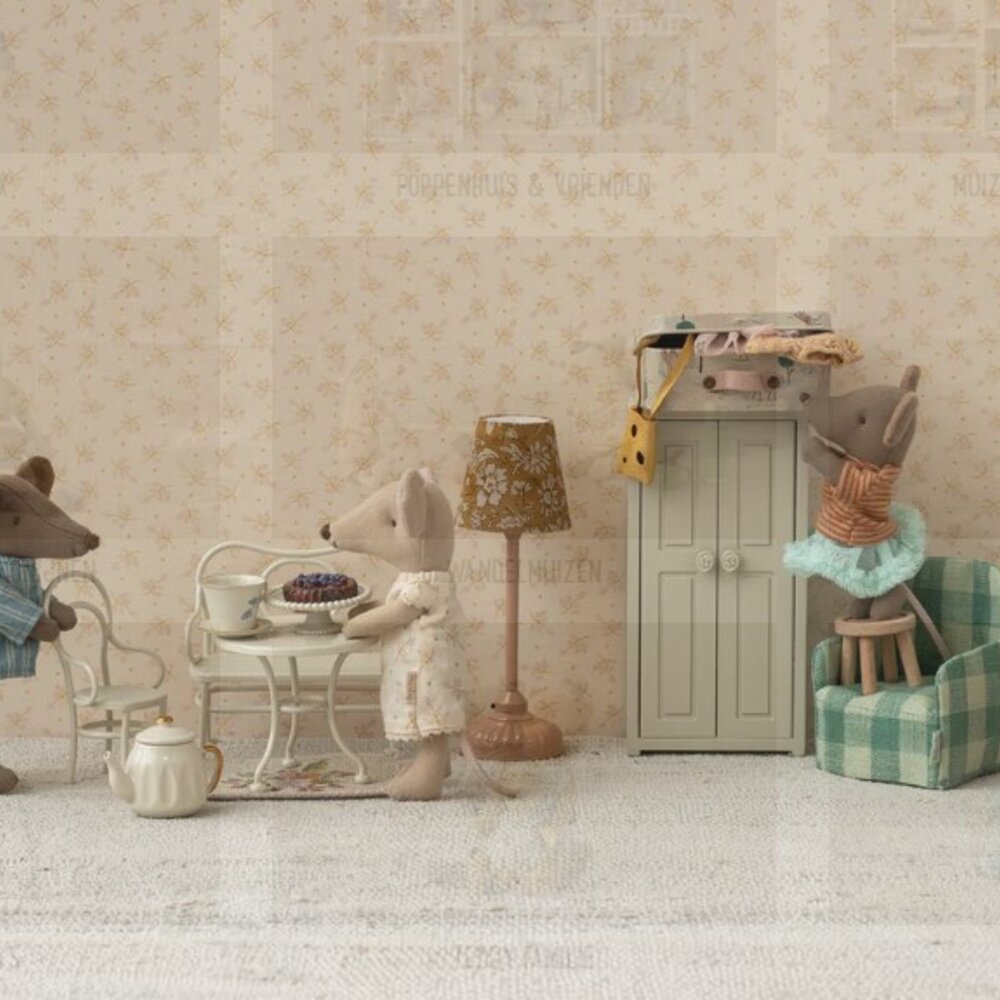 Café set, Mouse, Small - Off white