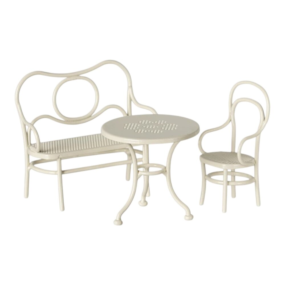 Café set, Mouse, Small - Off white