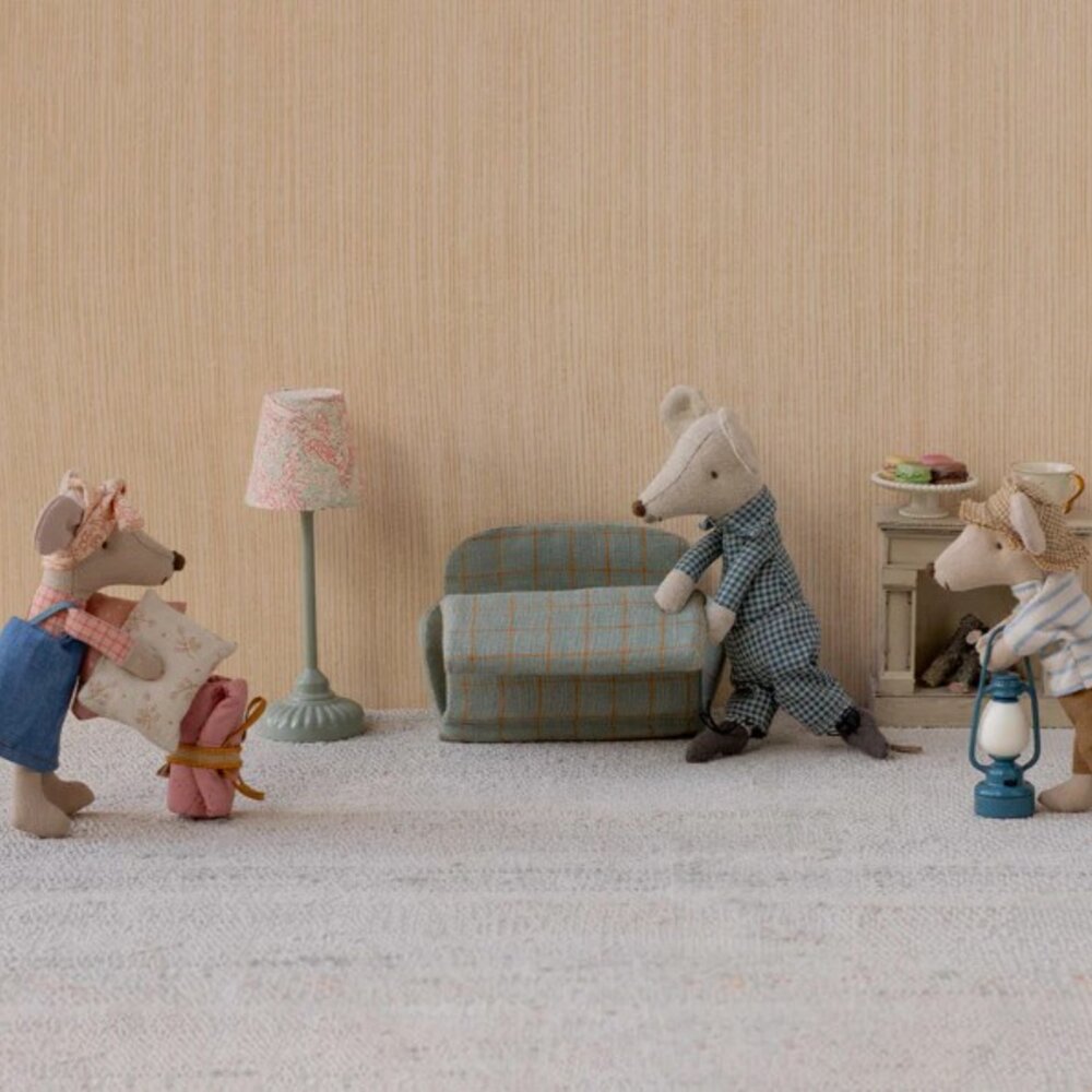 Vintage floor lamp, Mouse - Mint