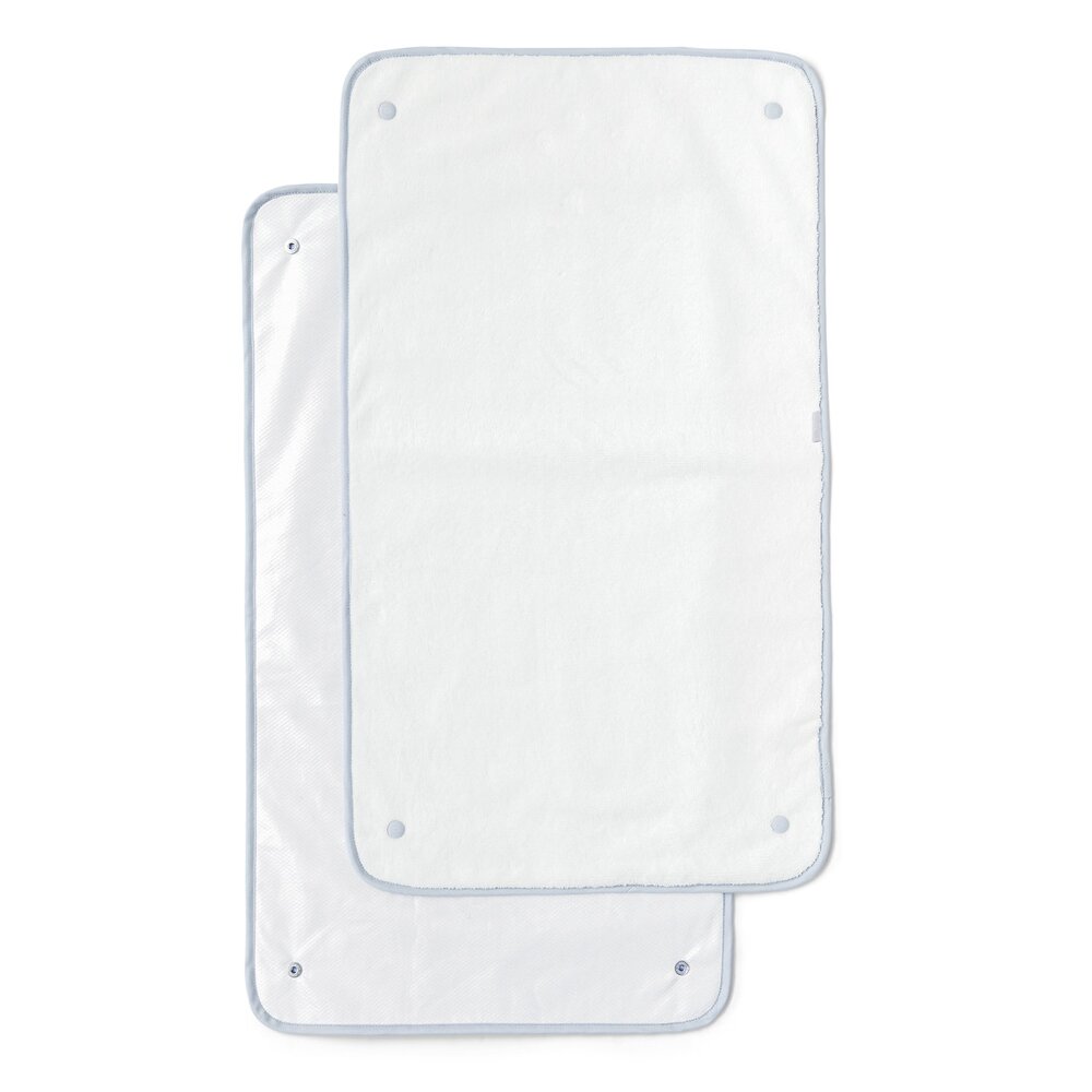 Verzorgingskussen extra doeken ALIX LINEN BLUE Celeste