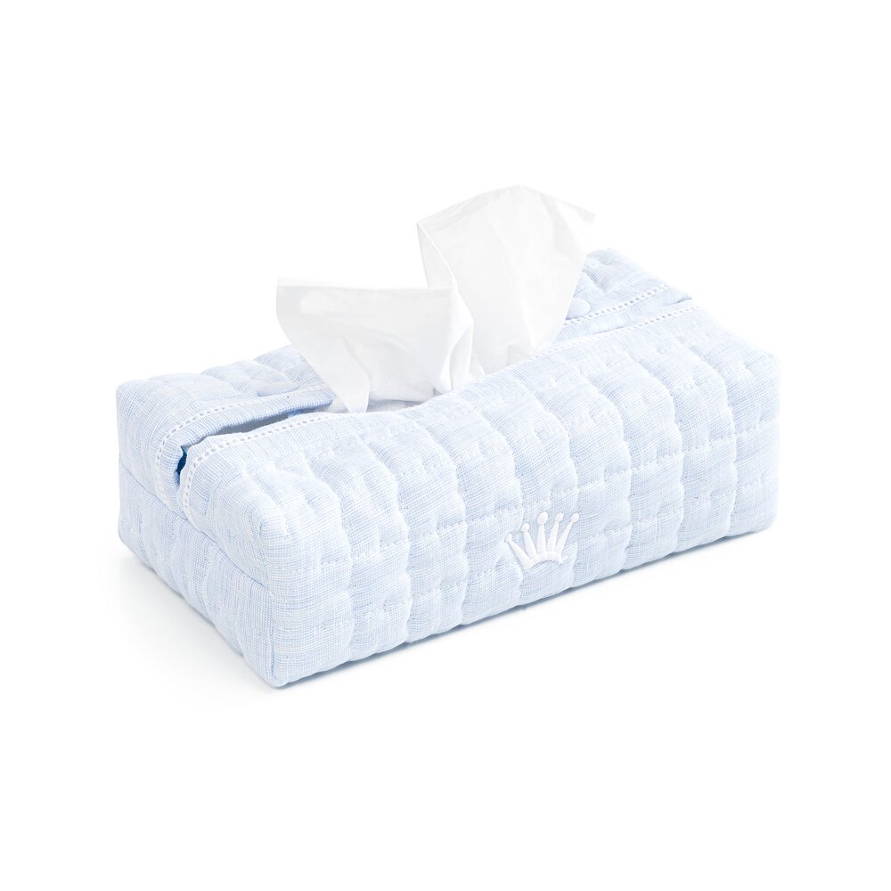 kleenex cover DIAZ LINEN BLUE Celeste