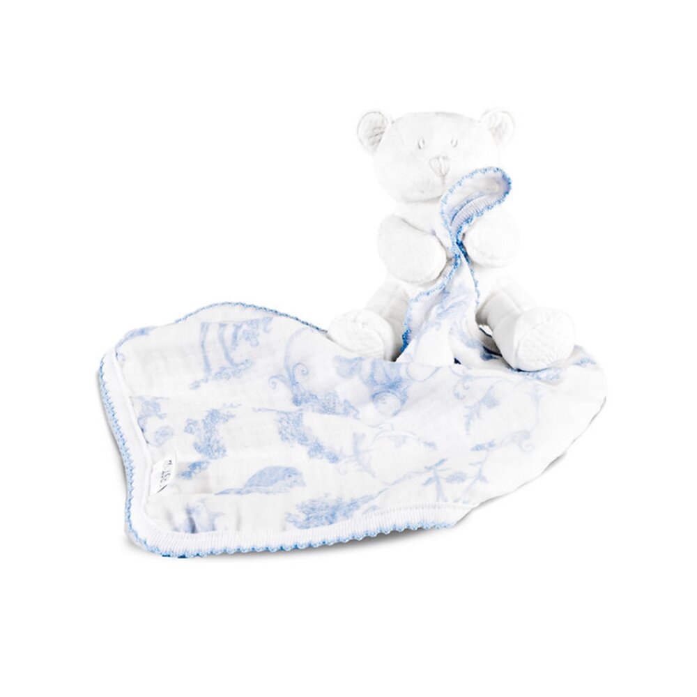 Gift set doudou/muslin cloth White/celeste Gift set doudou/muslin cloth White/celeste
