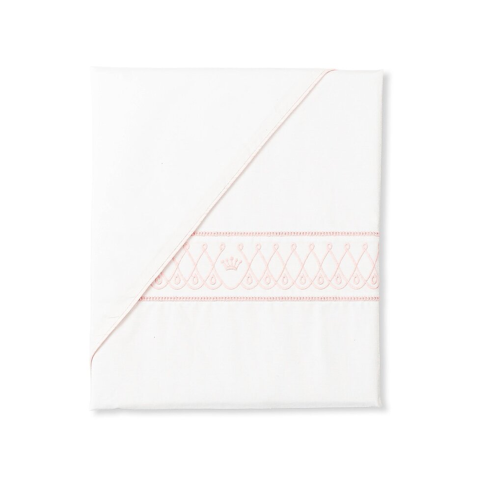 duvet cover for bed ROSI LINEN PINK White/pink duvet cover for bed ROSI LINEN PINK White/pink