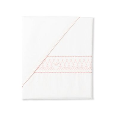 duvet cover for bed ROSI LINEN PINK White/pink