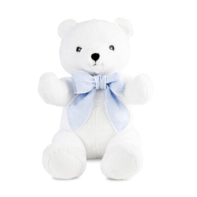Teddybeer ZOË LINEN BLUE White/celeste Teddybeer ZOË LINEN BLUE White/celeste
