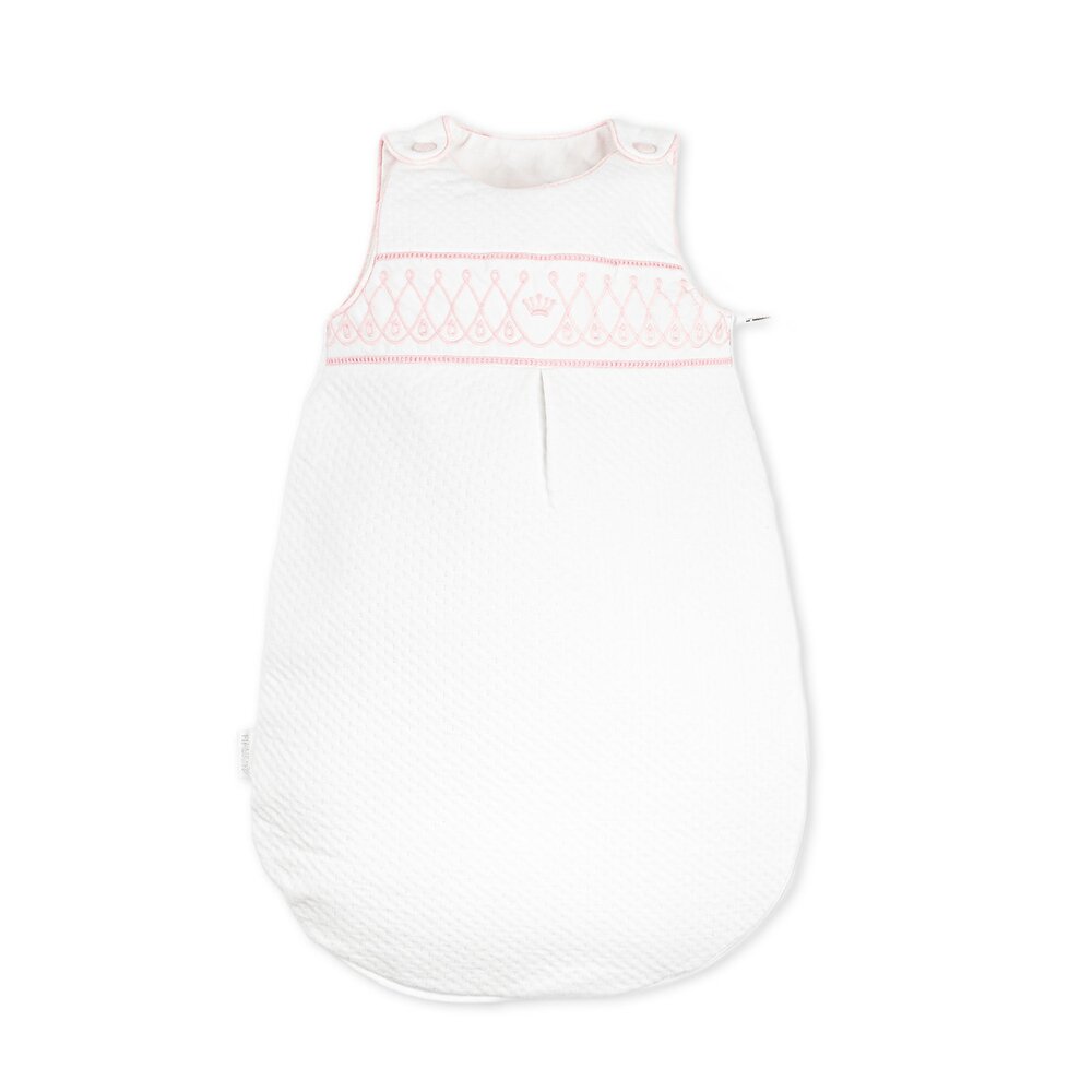 Slaapzak ADELE LINEN PINK White/pink