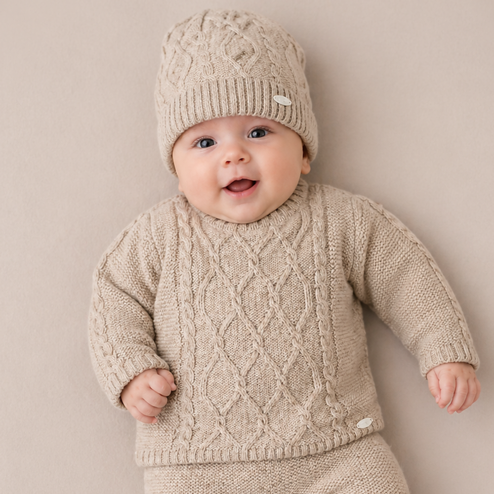 Set knitwear FIRST®Cashmere collection Beige