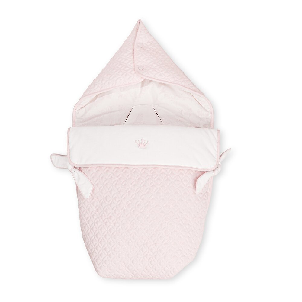 angels nest for car seat NOA LINEN PINK Pink