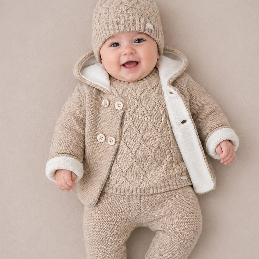 jacket knitwear FIRST®Cashmere collection Beige jacket knitwear FIRST®Cashmere collection Beige