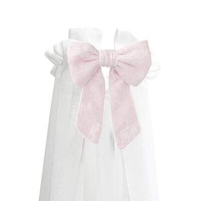 bow for canopy VALENTINA LINEN PINK Pink