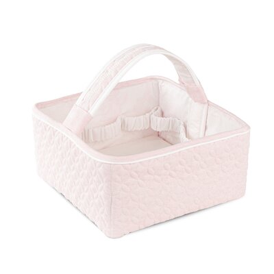 organizer portable DAPHNE LINEN PINK Pink organizer portable DAPHNE LINEN PINK Pink
