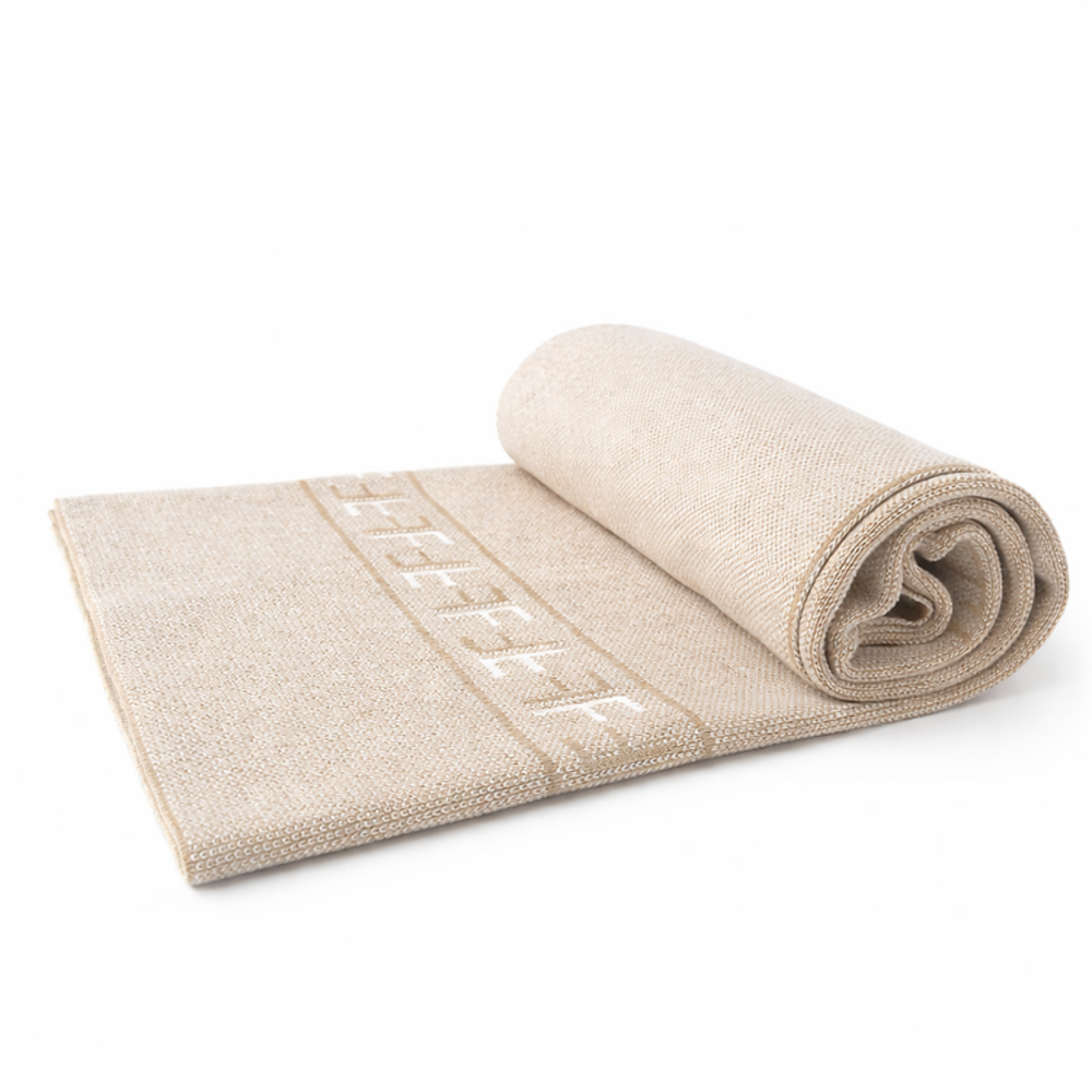 Deken knitwear LUCA FIRST®Signature collection Beige