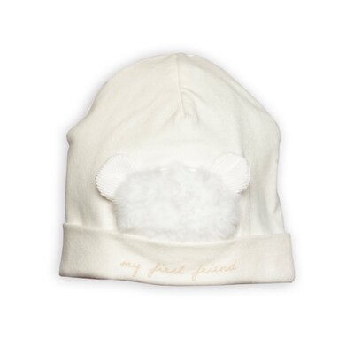 bonnet teddy bear backside fur FIRST®One collectio Off white