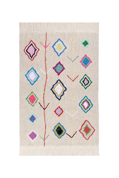Wasbaar tapijt Kaarol 120 x 160 cm Multicolor, Natural Wasbaar tapijt Kaarol 120 x 160 cm Multicolor, Natural