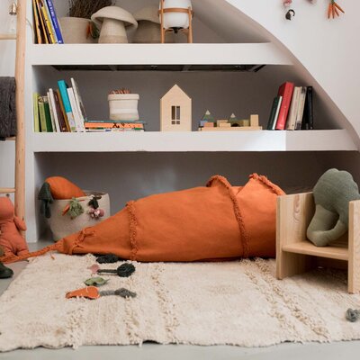 Bean bag Cathy the Carrot - 100 x 55 cm Oranje